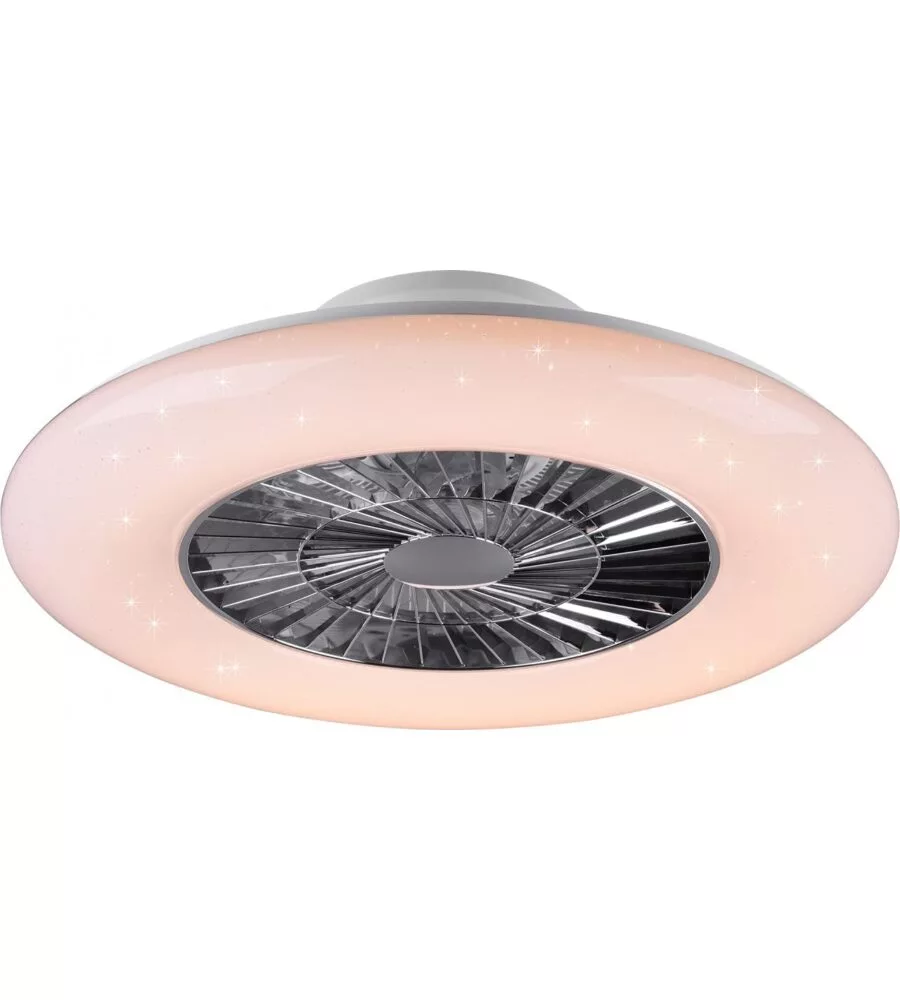 Ventilatore da soffitto "visby" con led incluso Ø60 cm, 40w